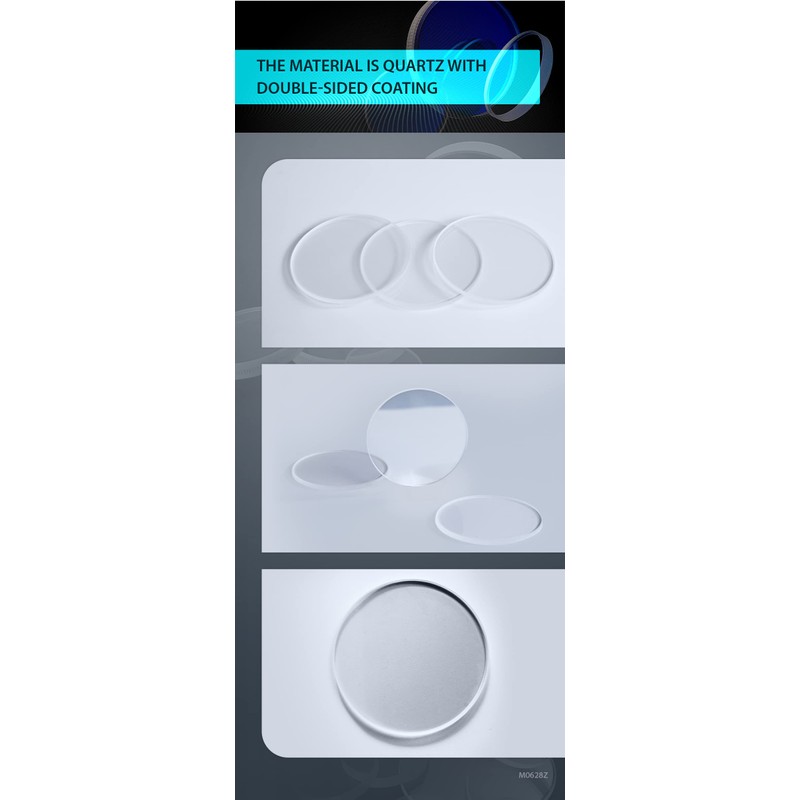 SFX 10PCS Laser Protective Lens for Laser Cleaning Machine Diameter