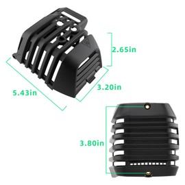 Air Filter Turn Up Kit V299000640 Fastener Knob for Echo 2620 Weed Eater Trimmer SRM-2620 SRM-2620T PE-2620 PAS-2620 PPT-2620 for Shindaiwa Trimmer with Fuel Line Sets & A320001200 Muffler Cover