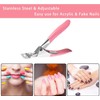 Acrylic Nail Clippers, Rustproof Nail Clippers for Acrylic Nails, Stainless
