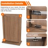 Hidden Door Hinge Pivot Hinge, 570LBS Load-Bearing Heavy Duty Pivot