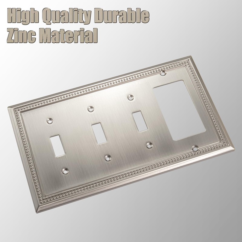 Henne Bery Sunken Pearls Decorative Wall Plate Switch Plate Outlet
