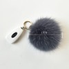 ENJOYFUR Real Fox Fur Pompom Keychains Fluffy Furry Bag Charm