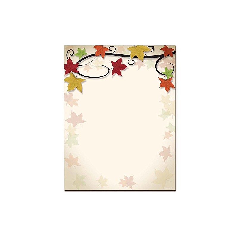 Autumn Vine - Papel de inyección de tinta y láser,