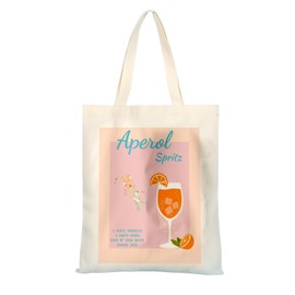 Aperol Gift, Aperol Spritz Bag, Jute Bag for Summer Parties, Beach Trips and Girls' Evenings Gifts, Summer Party and Beach Evening Jute Bag