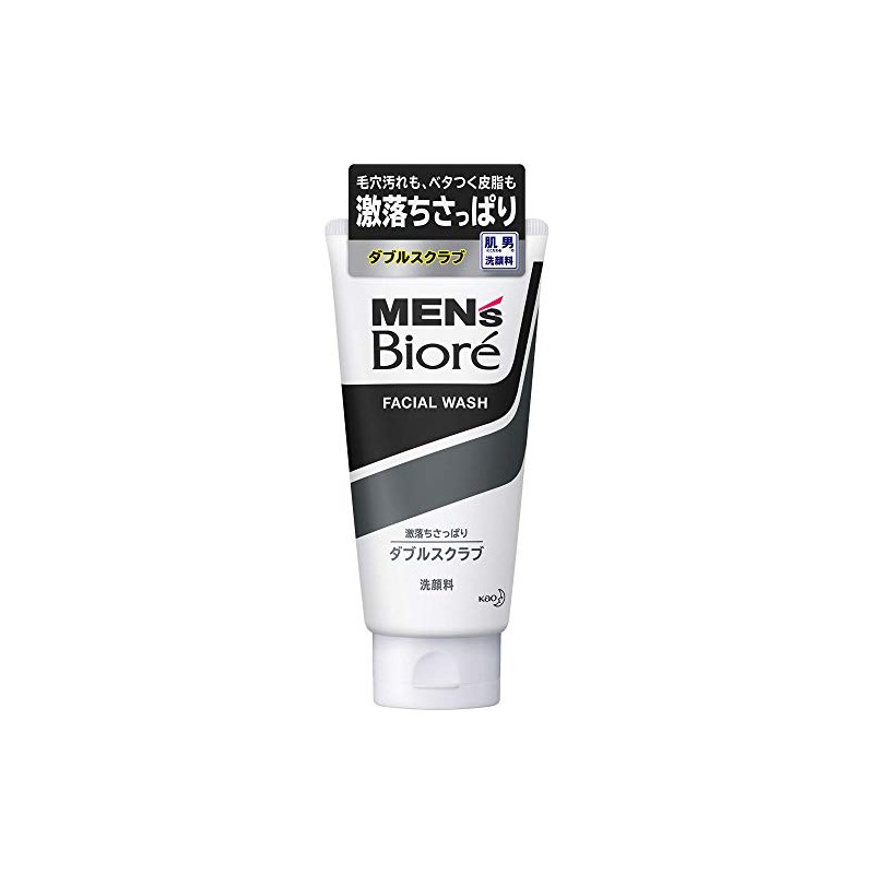 [Set of 3] Men's Biore Double Scrub Face Wash 4.6