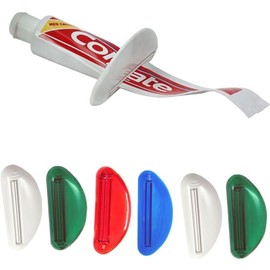 Bistras 12 pk Toothpaste Tube Squeezer Dispenser Bathroom Random Colors