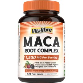 Vitalibre Maca 1500 Mg - 120 Cápsulas