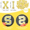Cedryn 72 PCS Iron on Letter Patches A-Z Numbers 0-9