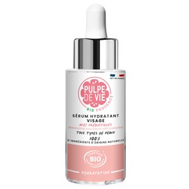 Pulpe de Vie - Moisturising Facial Serum Certified with BIO THE Serum 30ml for Gaspi, Peach, Soft and Velvety Skin, Moisturises Deep, Non-Greasy,