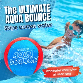 Activ Life Ultimate Larger 3” Size Skip Balls (Red/Blue) Beach Pool Toys for Kids Ages 8-12 Year Old Boys Girls Summer Gifts for Teens Family Fun Water Games Adult Men Women Best Birthday Present