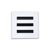 6x6 Modern AC Vent Cover Standard Linear Slot Diffuser -