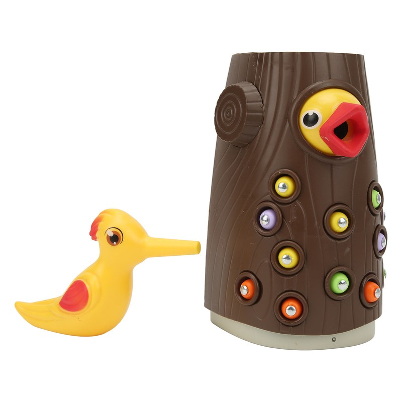 Magnetic Woodpecker Game Improve Coordination Keep Focusing Educational Woodpecker Toy