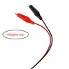 DGZZI Crocodile Clamps Test Wire 50cm/19.69inch Double Alligator Clips to