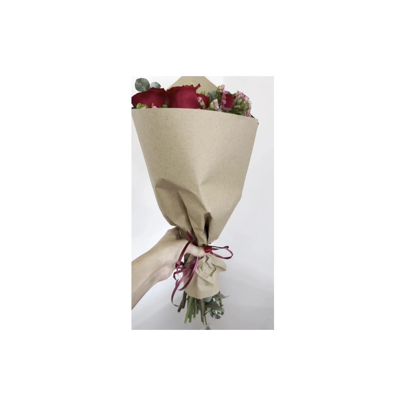 20 Hojas Papel Coreano Para Ramos Bouquet Floral Celofán