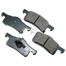 Akebono ACT935 Proact Ultra Premium Ceramic Disc Brake Pad kit, GREY