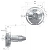 Bevel Gear for Roller Shutters | 3.6:1 | Freewheel Right