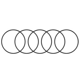 sourcing map Nitrile Rubber O-Ring Metric Seal Rubber 110 mm Outer Diameter 103.8 mm Inner Diameter 3.1 mm Width Pack of 5