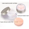 AKOAK Capacity 20 ml(0.67 oz) Empty Reusable Plastic Loose Powder