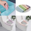 Bathroom Warmer Toilet Seat Cover Pads 4 Pack Washable and
