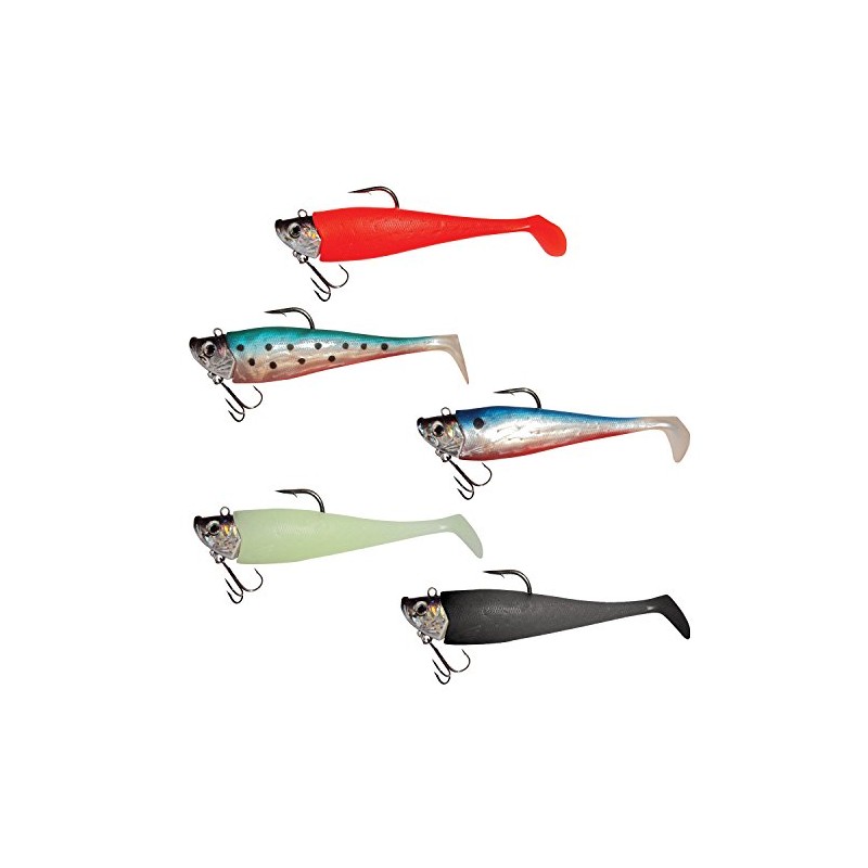 Fishing Adventure Halibut Shad Silver / Blue / Red 370