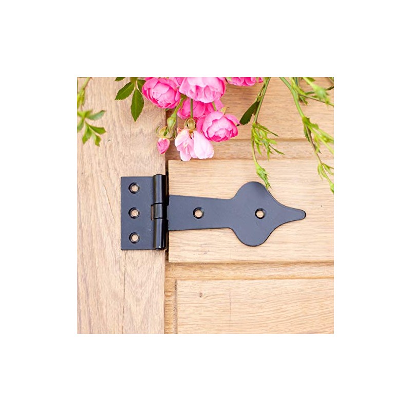 Antikas - Chest Hinges Antique Gothic Spear Black