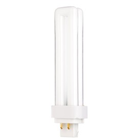 Satco S8336 4100K 18-Watt G24q-2 Base T4 Quad 4-Pin Tube for Electronic and Dimming Ballasts
