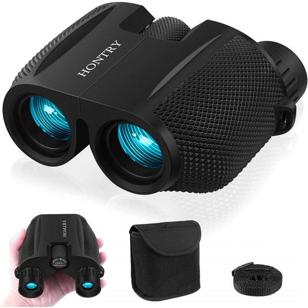 Hontry Binoculars for Adults and Children, Compact Binoculars 10 x