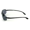 Aloha Eyewear "Oahu Sun Deluxe Wrap-Around Rimless Bifocal Sunglasses (Black