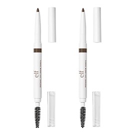 e.l.f. Cosmetics Instant Lift Lápiz de Cejas Café Neutro 2 Pack | Neutral Brown, Doble Extremo con Punta Biselada y Cepillo para Definir y Peinar las 