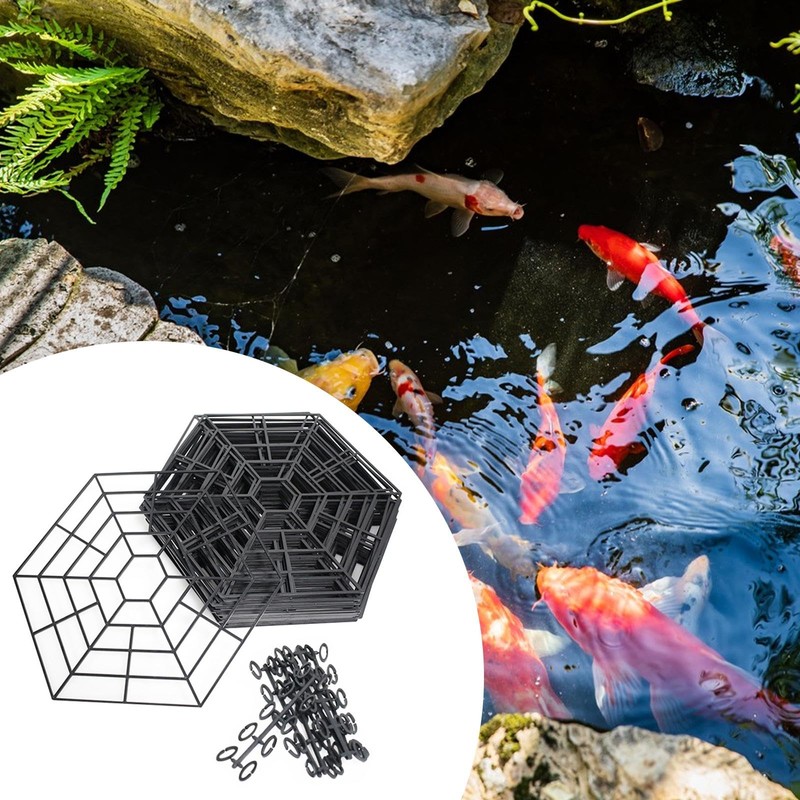 Generic 20Pcs Fishing Pond Net Protectors Netting Accessories Easy Install