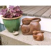 Achla Designs Moon Bunny Garden Statue, Small