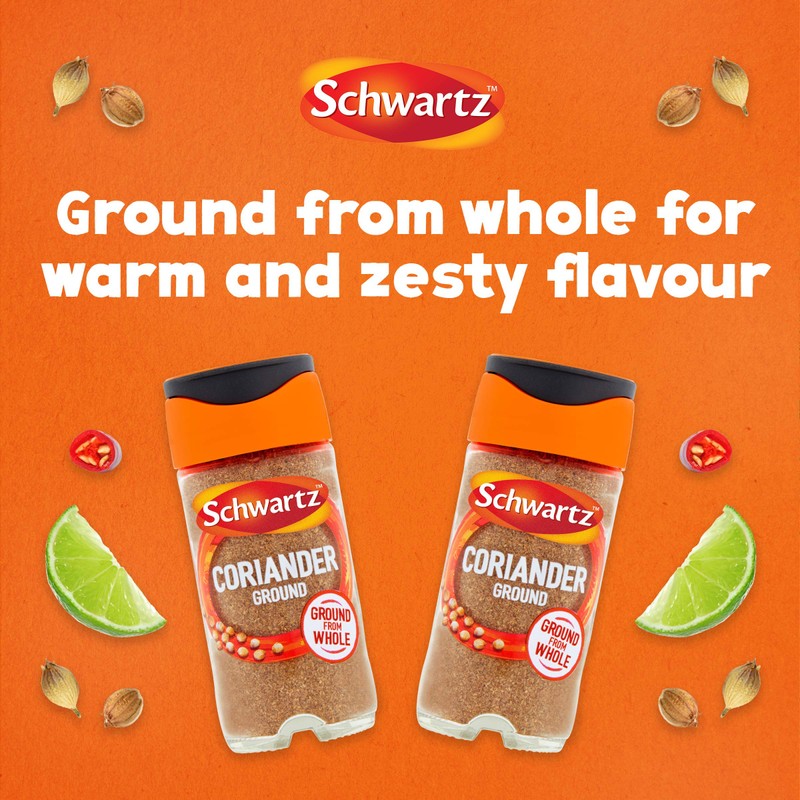Schwartz Ground Coriander, 24g