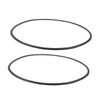 Mikinona 2pcs Salon Chair Base Gasket Slip Rubber Ring for