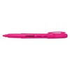 Universal 08855 Pocket Clip Highlighter, Chisel Tip, Fluorescent Pink Ink,