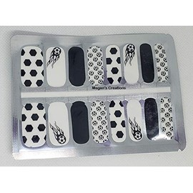 Sports Soccer Nail Polish Wraps - Nail Polish Strips