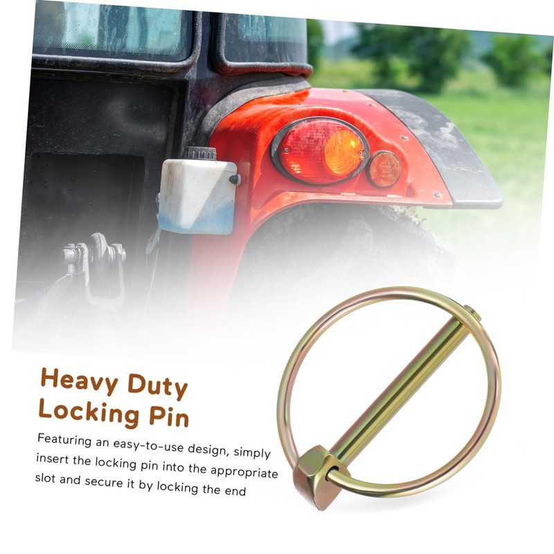 BUGUUYO 10pcs Heavy Duty Pin Locking Clips for Tractors Lawn