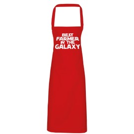 Hippowarehouse Best Farmer in the Galaxy Apron kitchen cooking painting DIY onesize adult