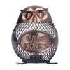 Art Wrought Iron Owl Storage Tank Metal Money Box Handicrafts