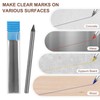 PATIKIL 12Pcs 5.6mm 2B Carpenter Pencil Lead Refills, Solid Dry