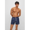 HUGO Men's Haiti Swimming Trunks, New - Dark Blue405