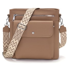 YISUOHOOM Women's Shoulder Bag, Medium Handbag, Women's Crossbody Bag, khaki