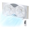 EZ-CHILL 9” Window Fan with Remote Control, 3 Speed Dual