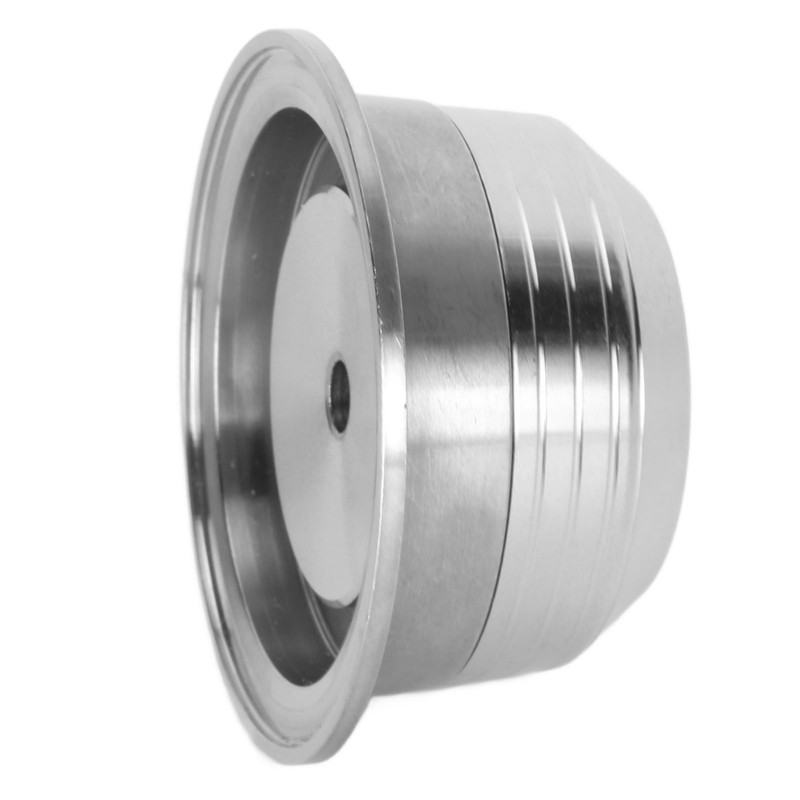 Reusable Coffee Capsule with Lid Scoop Brush Smooth Surface Stainless