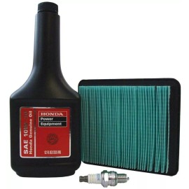 Honda Tune Up Kit for GC/GCV Engines - Includes Air Filter, Spark Plug & Oil