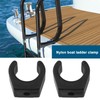 YINETTECH 2Pcs Nylon Boat Ladder Clips/Quick Release Spring Clamp/Mounting Canoe