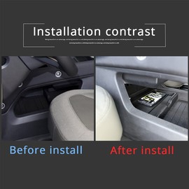 Fit for Land Rover Defender 2020 2021 2022 Center Console Dashboard Liners Cup Holder Liner TPE Mat for Land Rover Defender 90 110 130 Accessories (Central Control Lower Liner)