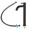 HAMILO Long Single Faucet Single Lever Bathroom Faucet Stainless Steel