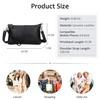 SODOLLEE Women's Black Small Minimal Crossbody Phone Bag Wristlet Clutch
