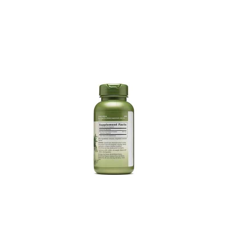 GNC Herbal Plus Maca Root 525mg, Supports Vitality, 100 Capsules