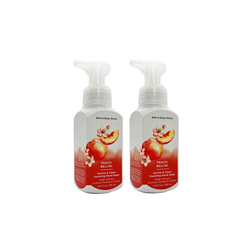 Bath and Body Works 2 Pack Foaming Hand Soap Peach